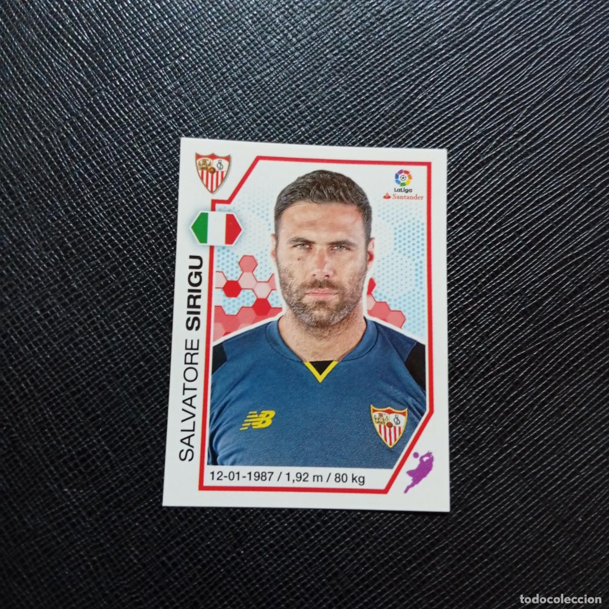 Cromos de f&uacute;tbol: 130 SIRIGU SEVILLA PANINI 2016 2017 CROMO 16 17 FUTBOL LIGA - SIN PEGAR - A215 PG13