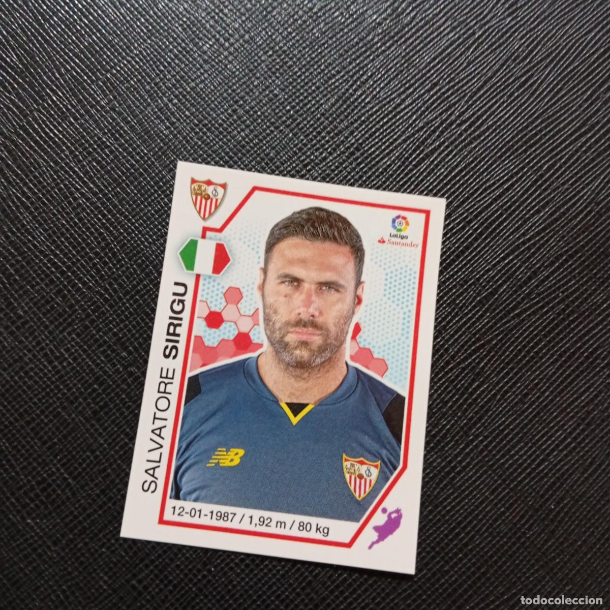 Cromos de f&uacute;tbol: 130 SIRIGU SEVILLA PANINI 2016 2017 CROMO 16 17 FUTBOL LIGA - SIN PEGAR - A215 PG13