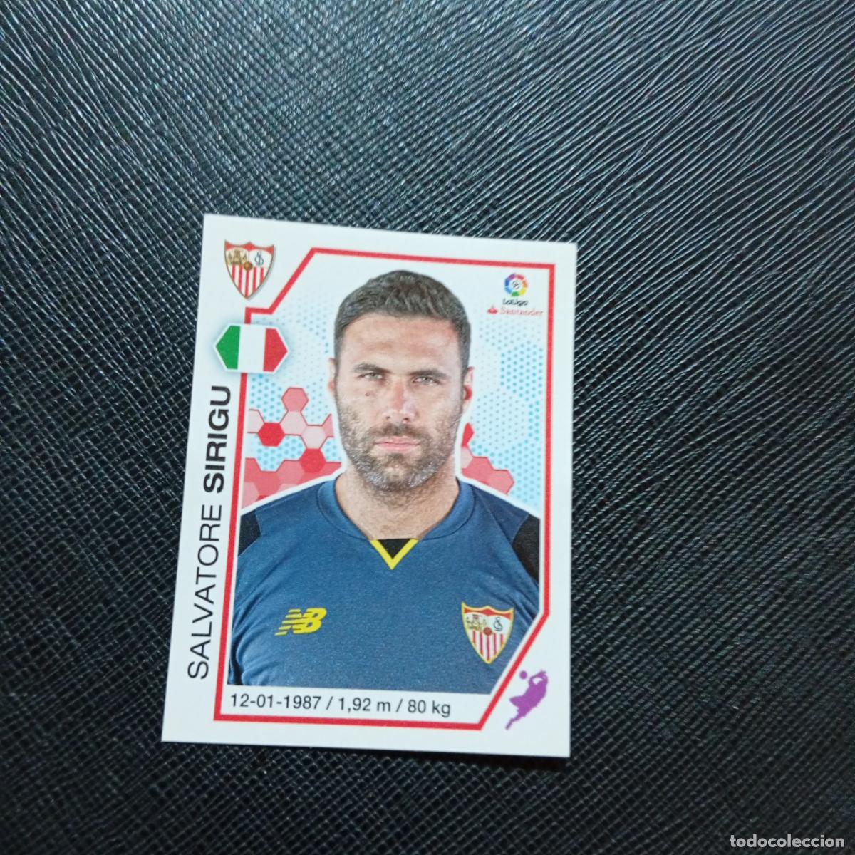 Cromos de f&uacute;tbol: 130 SIRIGU SEVILLA PANINI 2016 2017 CROMO 16 17 FUTBOL LIGA - SIN PEGAR - A215 PG13