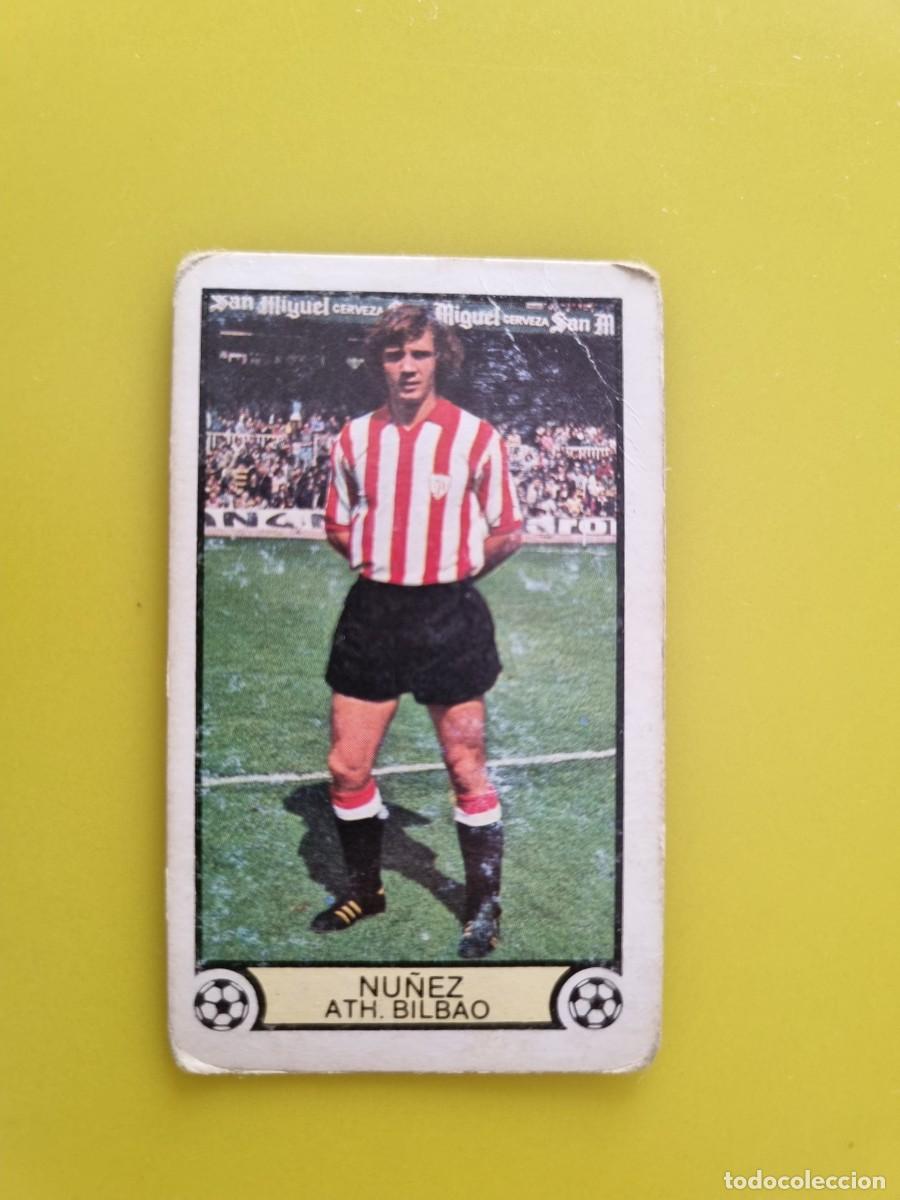 Cromos de f&uacute;tbol: CROMO FUTBOL LIGA ESTE 79 80 1979 1980 NUNCA PEGADO SIN PEGAR NU&Ntilde;EZ ATH BILBAO AR926