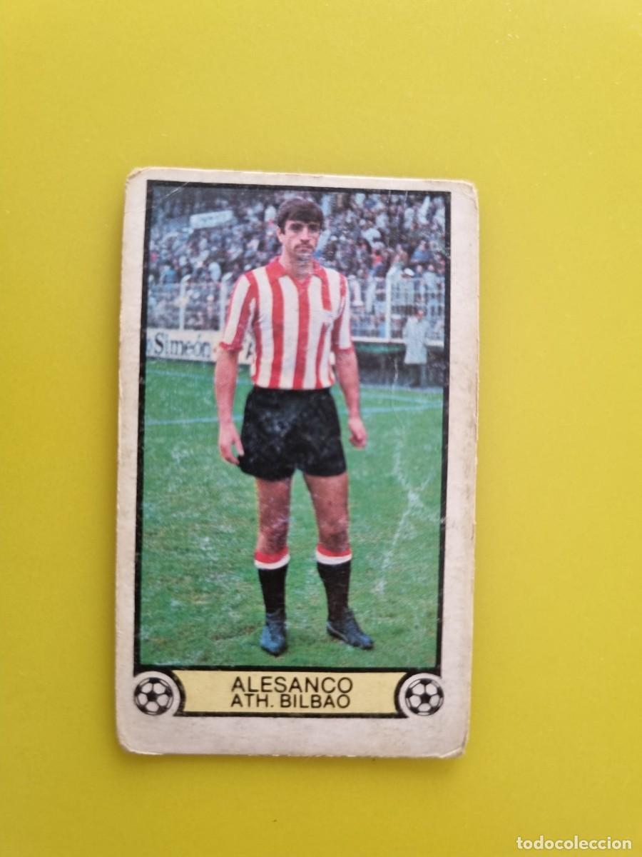 Cromos de f&uacute;tbol: CROMO FUTBOL LIGA ESTE 79 80 1979 1980 NUNCA PEGADO SIN PEGAR ALESANCO ATH BILBAO AR926