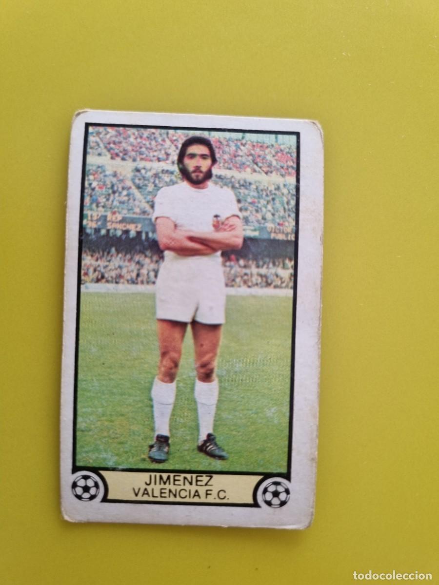 Cromos de f&uacute;tbol: CROMO FUTBOL LIGA ESTE 79 80 1979 1980 NUNCA PEGADO SIN PEGAR JIMENEZ VALENCIA CF AR926