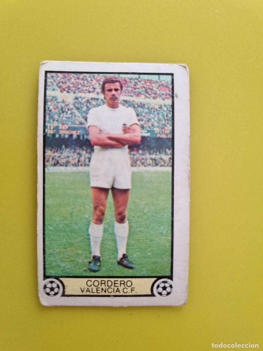 Cromos de f&uacute;tbol: CROMO FUTBOL LIGA ESTE 79 80 1979 1980 NUNCA PEGADO SIN PEGAR CORDERO VALENCIA CF AR926