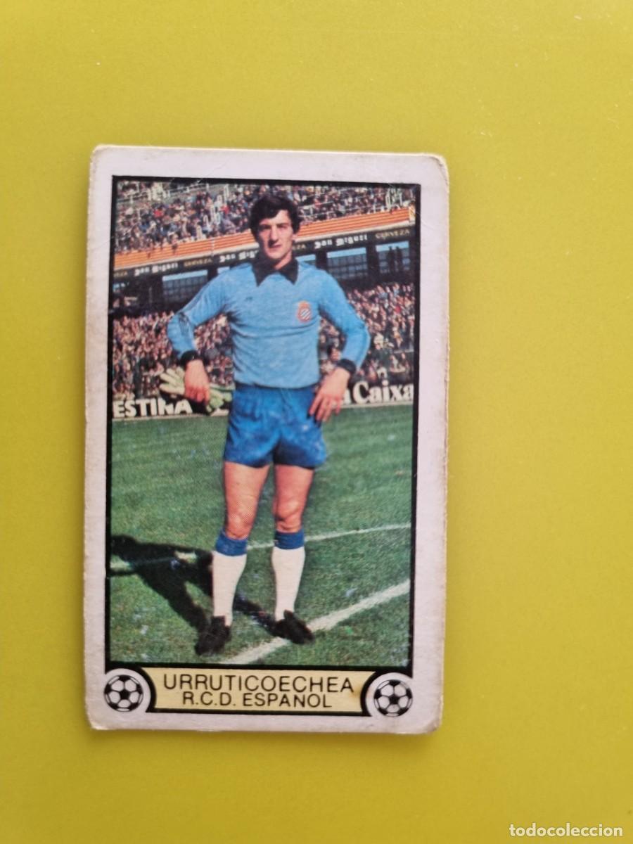 Cromos de f&uacute;tbol: CROMO FUTBOL LIGA ESTE 79 80 1979 1980 NUNCA PEGADO SIN PEGAR URRUTICOECHEA RCD ESPA&Ntilde;OL AR926