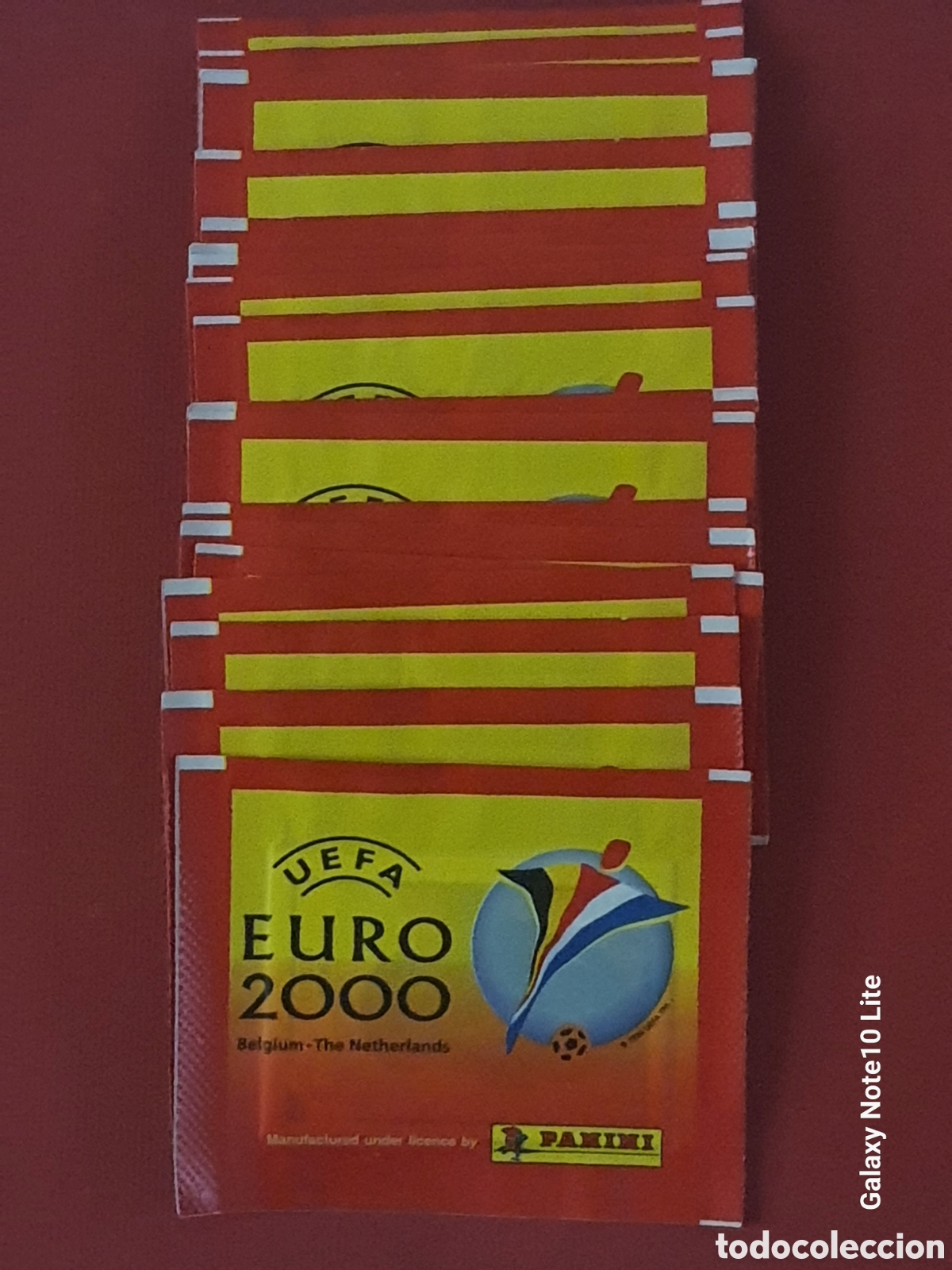 Cromos de f&uacute;tbol: EURO 2000 PANINI 20 SOBRES DE CROMOS NUEVOS SIN ABRIR