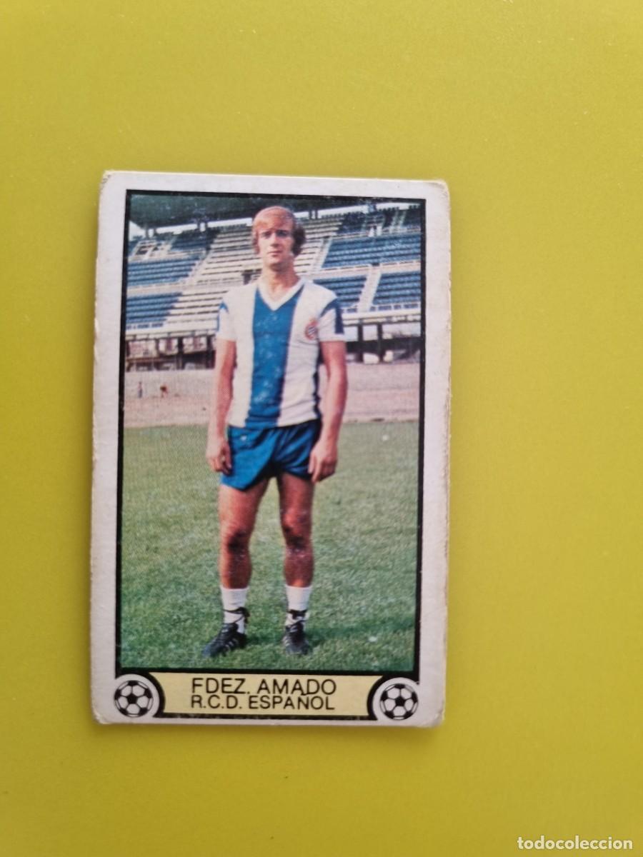 Cromos de f&uacute;tbol: CROMO FUTBOL LIGA ESTE 79 80 1979 1980 NUNCA PEGADO SIN PEGAR FERNANDEZ AMADO RCD ESPA&Ntilde;OL AR926