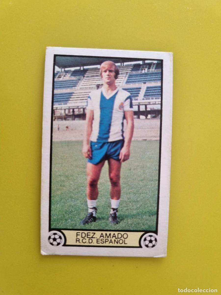Cromos de f&uacute;tbol: CROMO FUTBOL LIGA ESTE 79 80 1979 1980 NUNCA PEGADO SIN PEGAR FERNANDEZ AMADO RCD ESPA&Ntilde;OL AR926