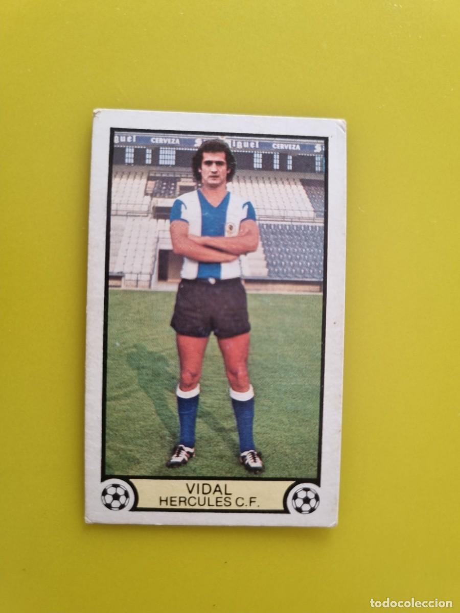 Cromos de f&uacute;tbol: CROMO FUTBOL LIGA ESTE 79 80 1979 1980 NUNCA PEGADO SIN PEGAR VIDAL HERCULES CF AR926