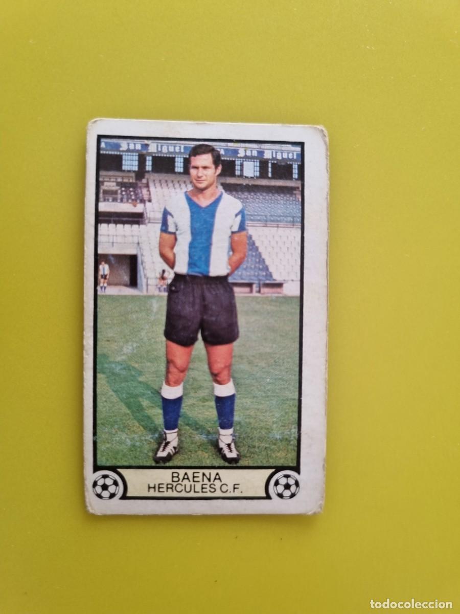 Cromos de f&uacute;tbol: CROMO FUTBOL LIGA ESTE 79 80 1979 1980 NUNCA PEGADO SIN PEGAR BAENA HERCULES CF AR926
