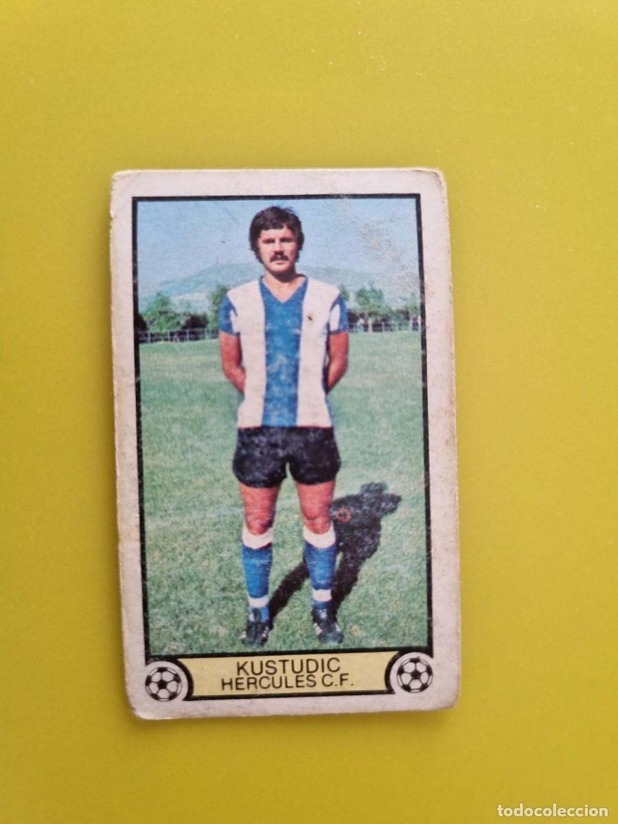 Cromos de f&uacute;tbol: CROMO FUTBOL LIGA ESTE 79 80 1979 1980 NUNCA PEGADO SIN PEGAR KUSTUDIC HERCULES CF AR926