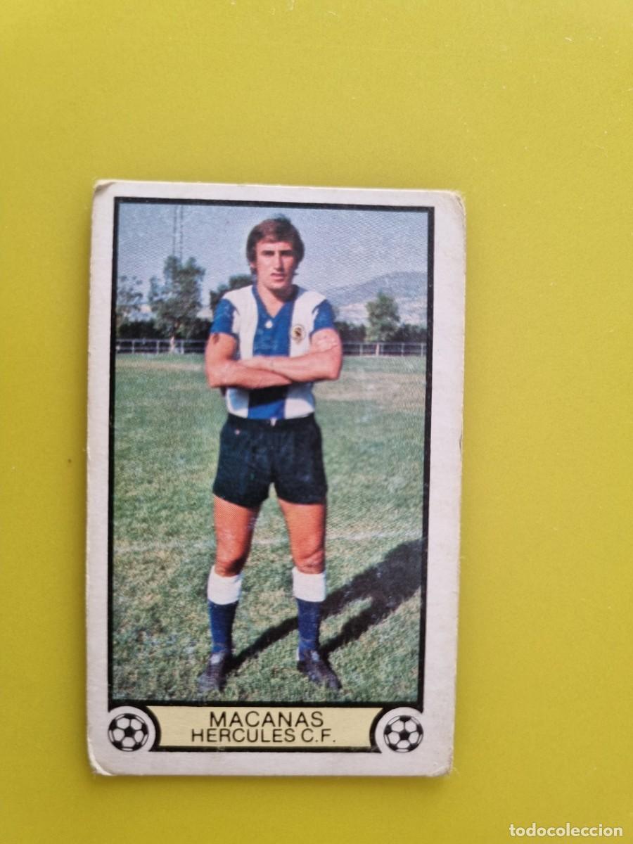 Cromos de f&uacute;tbol: CROMO FUTBOL LIGA ESTE 79 80 1979 1980 NUNCA PEGADO SIN PEGAR MACANAS HERCULES CF AR926