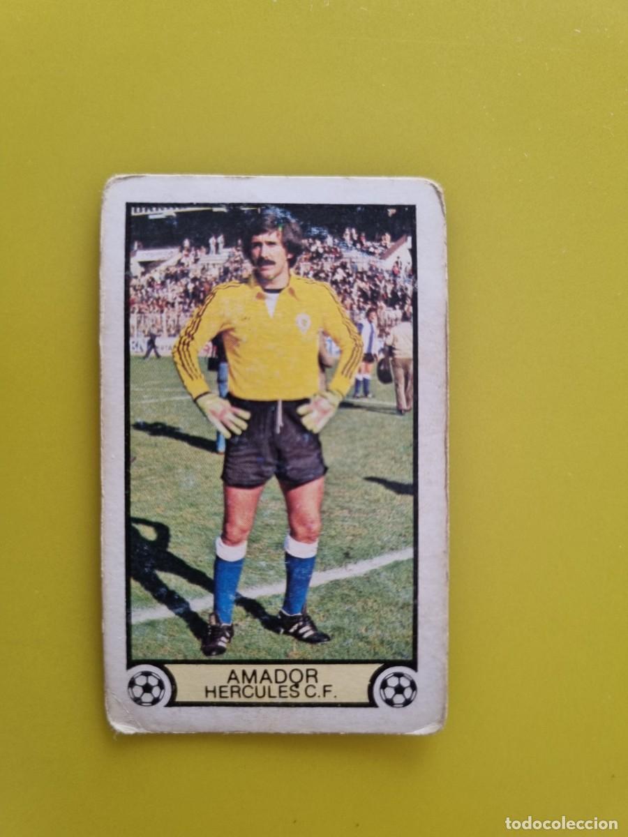 Cromos de f&uacute;tbol: CROMO FUTBOL LIGA ESTE 79 80 1979 1980 NUNCA PEGADO SIN PEGAR AMADOR HERCULES CF AR926