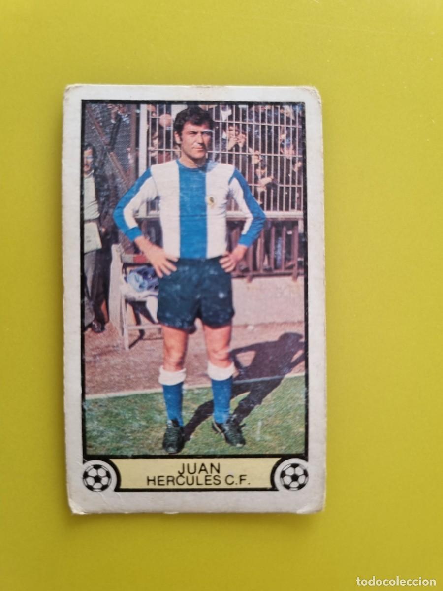 Cromos de f&uacute;tbol: CROMO FUTBOL LIGA ESTE 79 80 1979 1980 NUNCA PEGADO SIN PEGAR JUAN HERCULES CF AR926