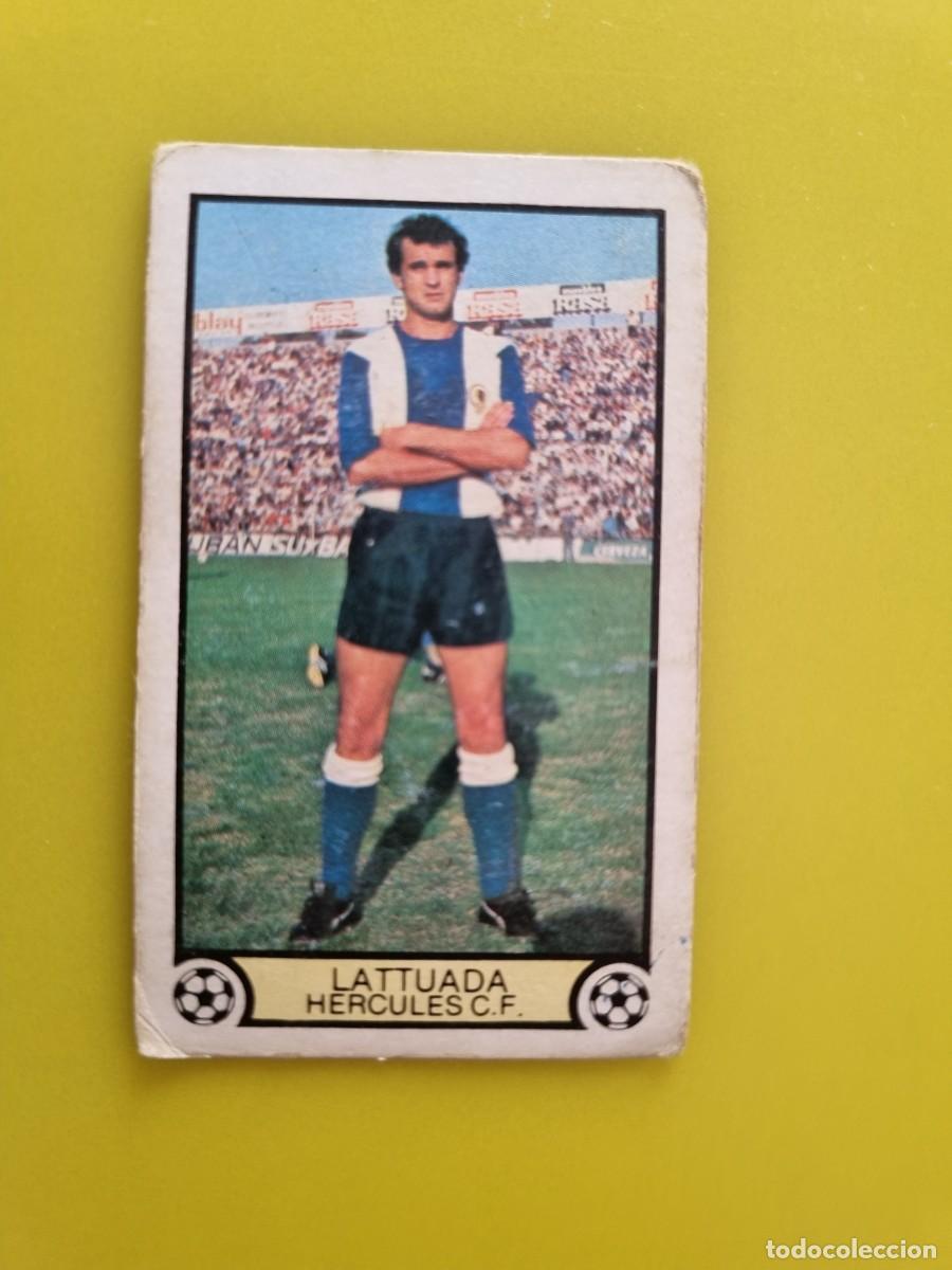 Cromos de f&uacute;tbol: CROMO FUTBOL LIGA ESTE 79 80 1979 1980 NUNCA PEGADO SIN PEGAR LATTUADA HERCULES CF AR926