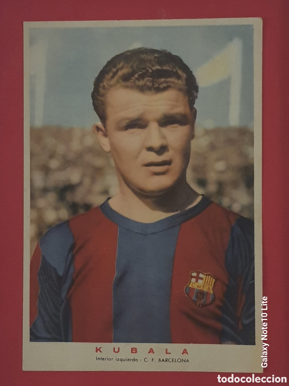 Cromos de f&uacute;tbol: 12 LAMINAS FC BARCELONA CON KUBALA 1953 PULGARCITO 17&times;24'5 CM.
