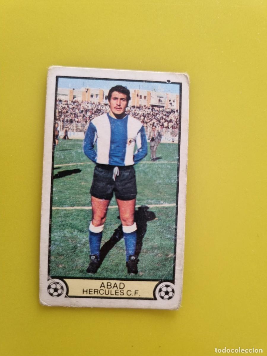 Cromos de f&uacute;tbol: CROMO FUTBOL LIGA ESTE 79 80 1979 1980 NUNCA PEGADO SIN PEGAR ABAD HERCULES CF AR926
