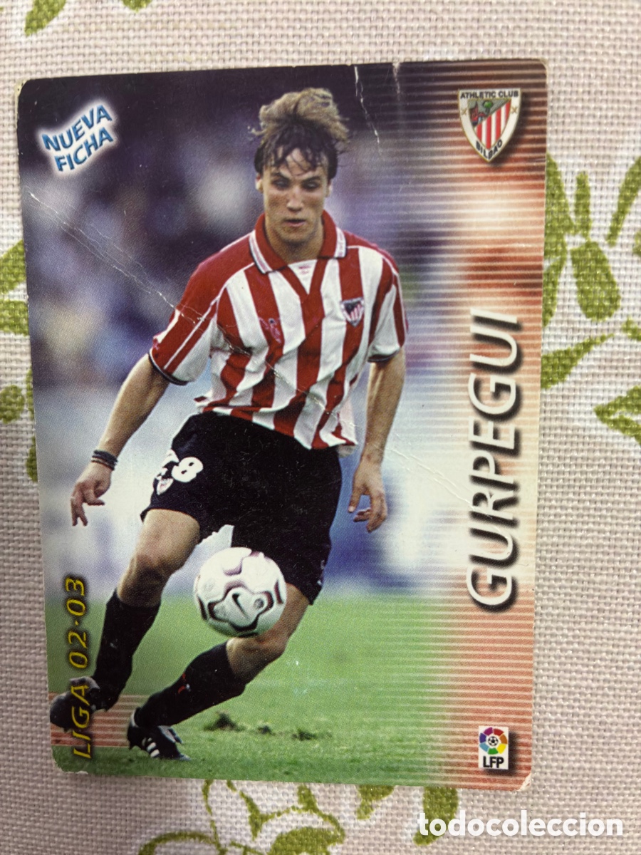 Cromos de f&uacute;tbol: Card Carlos Gurpegui Rookie 30 BIS Nueva Ficha (Athletic Club) - Megacracks Panini 02/03