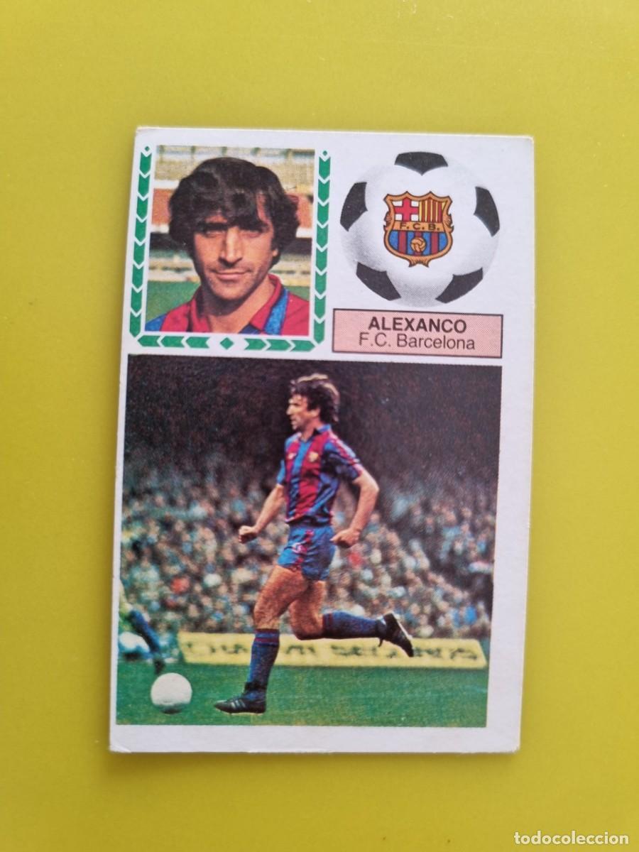 Fu&szlig;ball-Sticker: CROMO FUTBOL LIGA ESTE 83 84 1983 1984 NUNCA PEGADO SIN PEGAR ALEXSANCO FC BARCELONA AR926