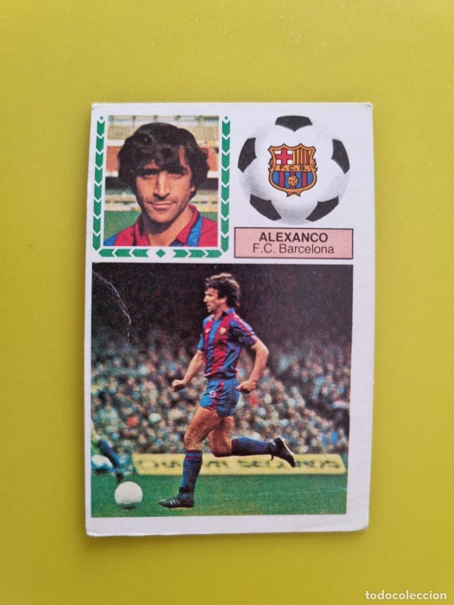 Fu&szlig;ball-Sticker: CROMO FUTBOL LIGA ESTE 83 84 1983 1984 NUNCA PEGADO SIN PEGAR ALEXSANCO FC BARCELONA AR926