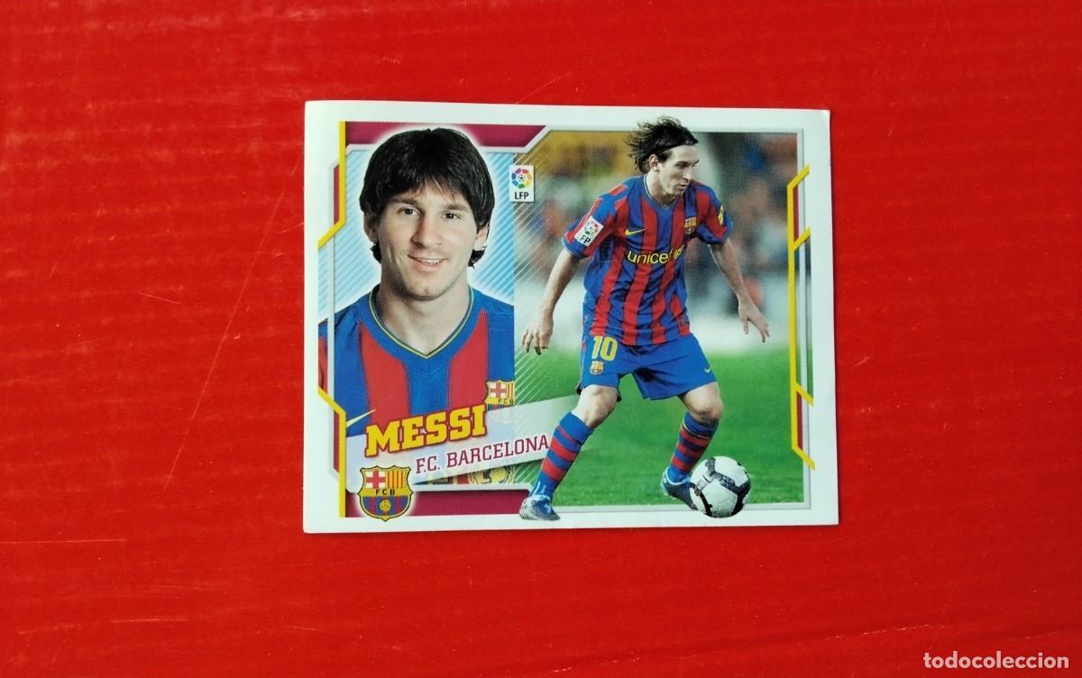 Cromos de f&uacute;tbol: CROMO DE MESSI COLECCION ESTE 2010/11 , BUEN ESTADO