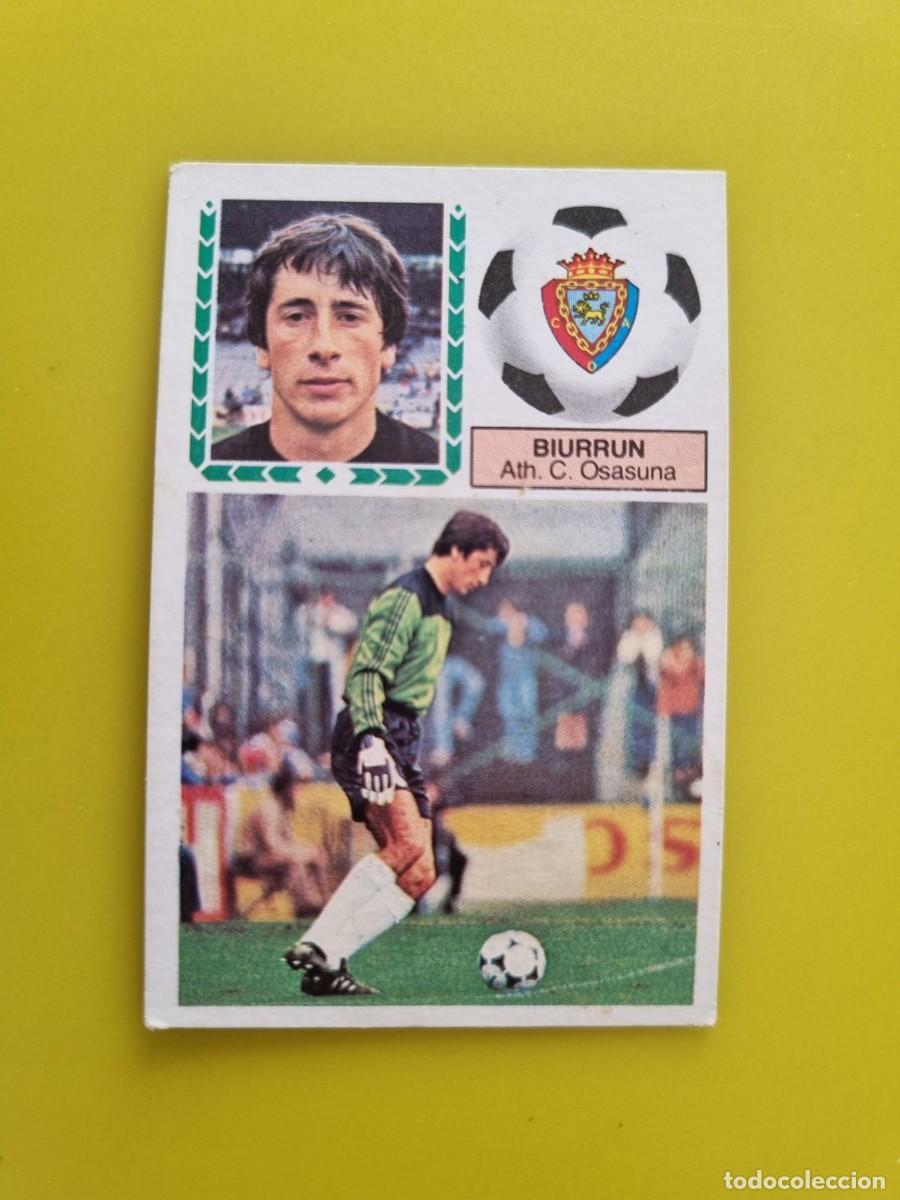 Figurine di Calcio: CROMO FUTBOL LIGA ESTE 83 84 1983 1984 NUNCA PEGADO SIN PEGAR BIURRUN OSASUNA FICHAJES N&ordm;10 AR926