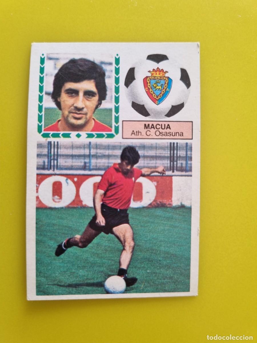 Cromos de f&uacute;tbol: CROMO FUTBOL LIGA ESTE 83 84 1983 1984 NUNCA PEGADO SIN PEGAR MACUA OSASUNA FICHAJES N&ordm;10 AR926