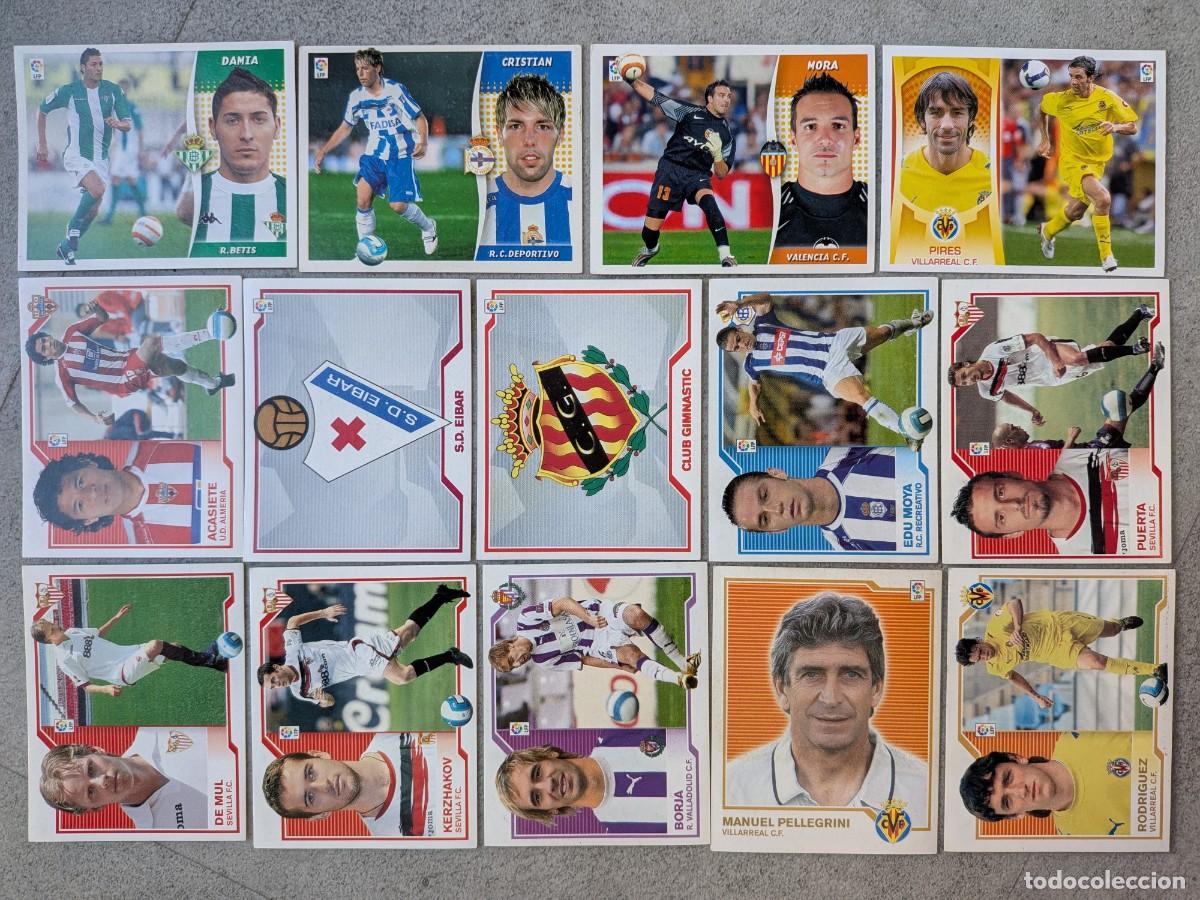 Cromos de f&uacute;tbol: Este Liga 2006 2007 2008 2009 2010 06/07 07/08 09/10 lote 14 cromos diferentes nuevos sin pegar