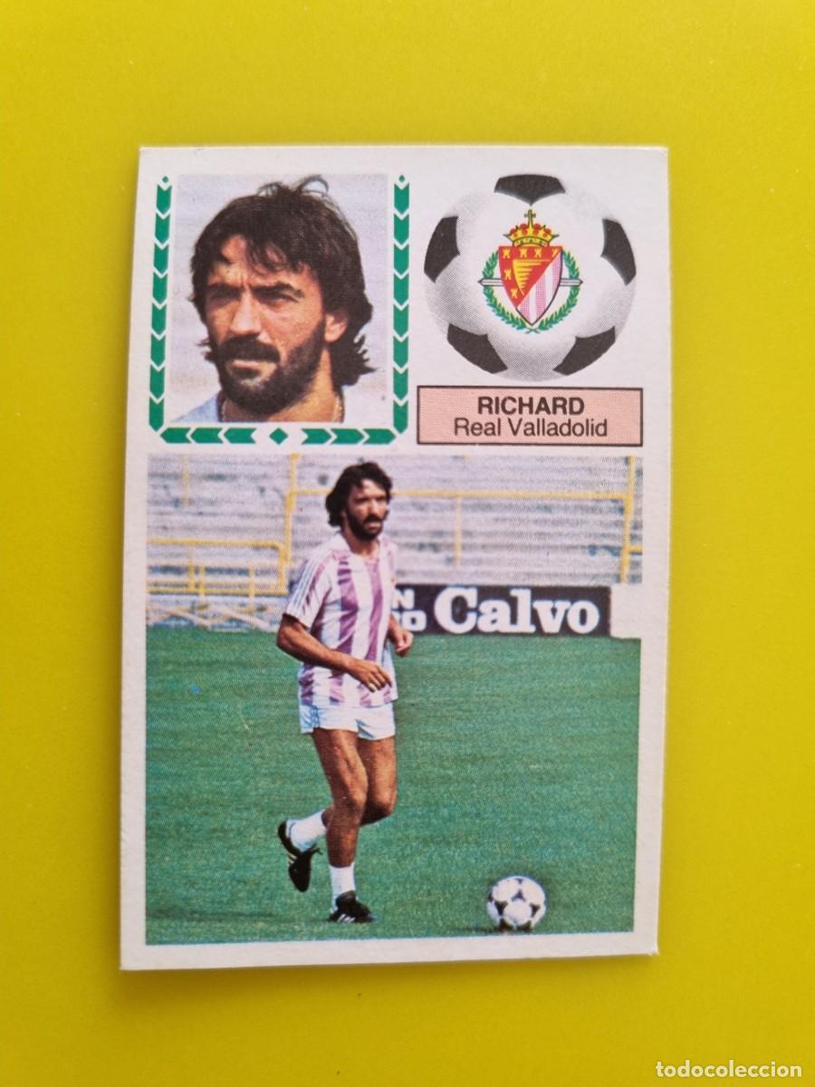 Cromos de f&uacute;tbol: CROMO FUTBOL LIGA ESTE 83 84 1983 1984 NUNCA PEGADO SIN PEGAR RICHARD VALLADOLID AR926
