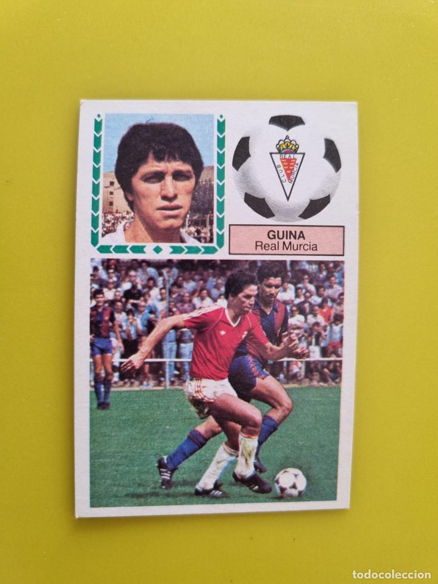 Cromos de f&uacute;tbol: CROMO FUTBOL LIGA ESTE 83 84 1983 1984 NUNCA PEGADO SIN PEGAR GUINA REAL MURCIA AR926