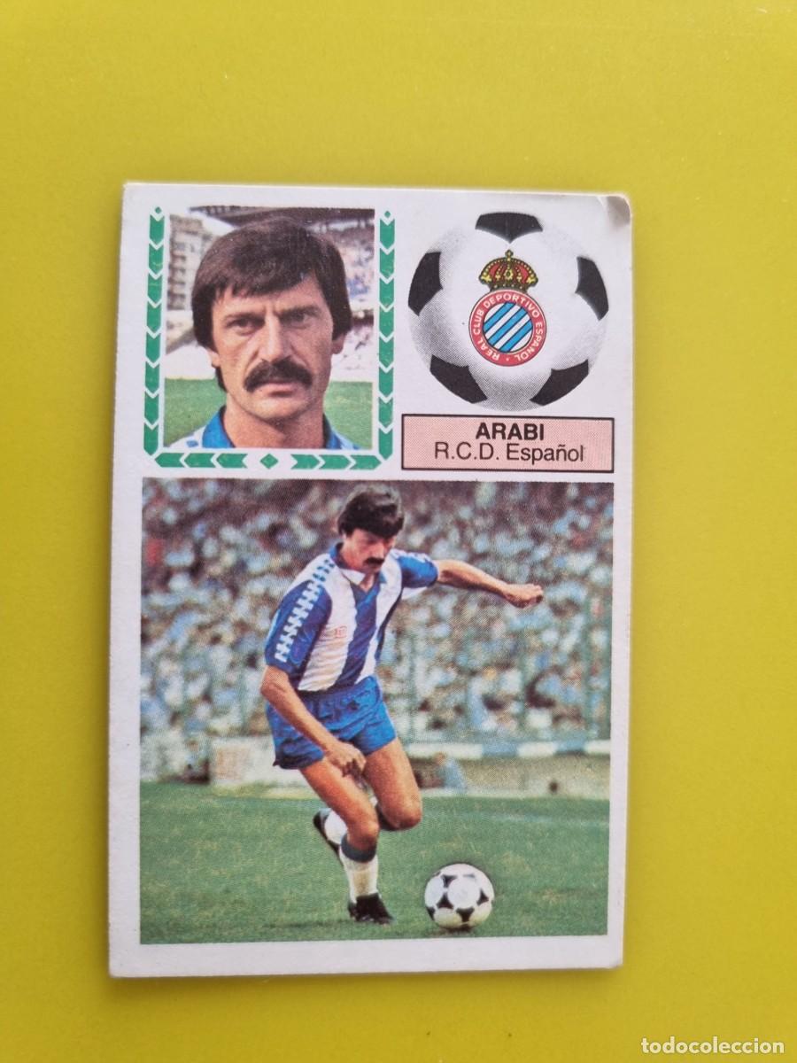 Cromos de f&uacute;tbol: CROMO FUTBOL LIGA ESTE 83 84 1983 1984 NUNCA PEGADO SIN PEGAR ARABI RCD ESPA&Ntilde;OL AR926