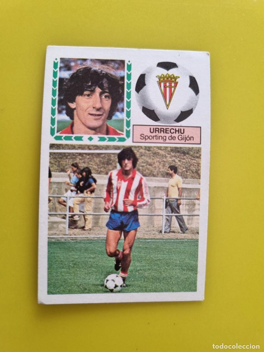 Cromos de f&uacute;tbol: CROMO FUTBOL LIGA ESTE 83 84 1983 1984 NUNCA PEGADO SIN PEGAR URRECHU SPORTING DE GIJON AR926