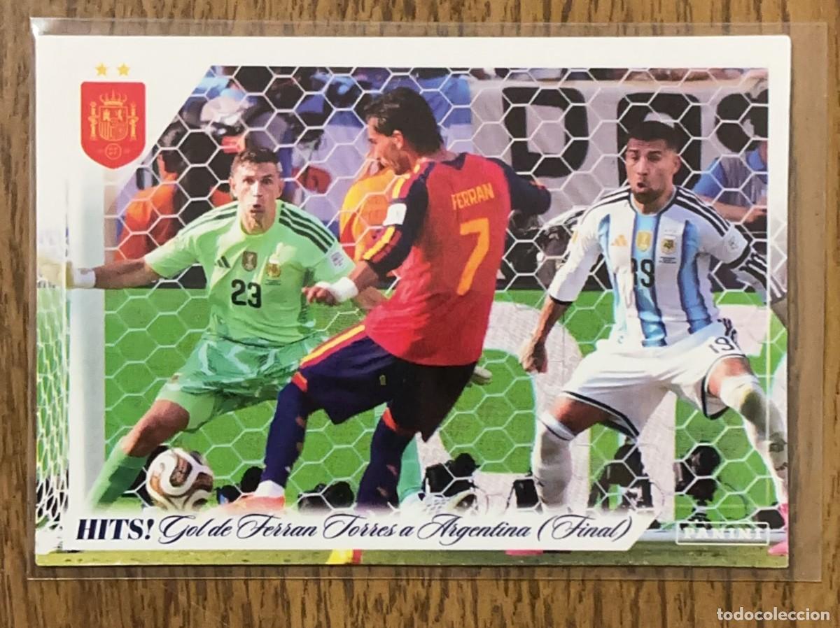 Cromos de f&uacute;tbol: Ferran Torres HITS Gol de Ferran a Argentina Panini Club Campeones Mundial 2026