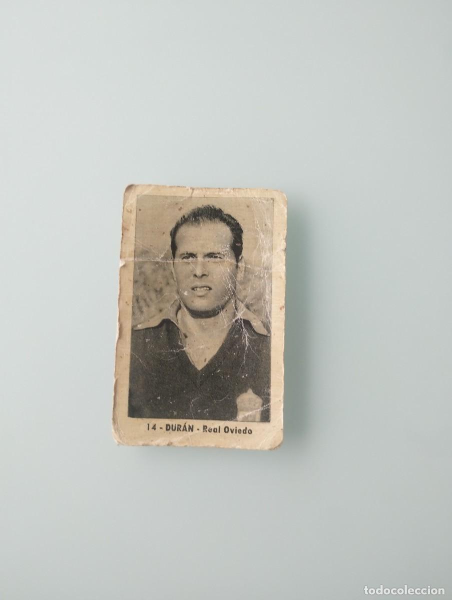 Cromos de f&uacute;tbol: Cromo vintage Real Oviedo Duran colecci&oacute;n Bruguera 1950/1951