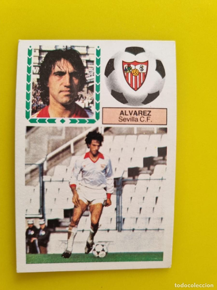 Cromos de f&uacute;tbol: CROMO FUTBOL LIGA ESTE 83 84 1983 1984 NUNCA PEGADO SIN PEGAR ALVAREZ SEVILLA CF AR926