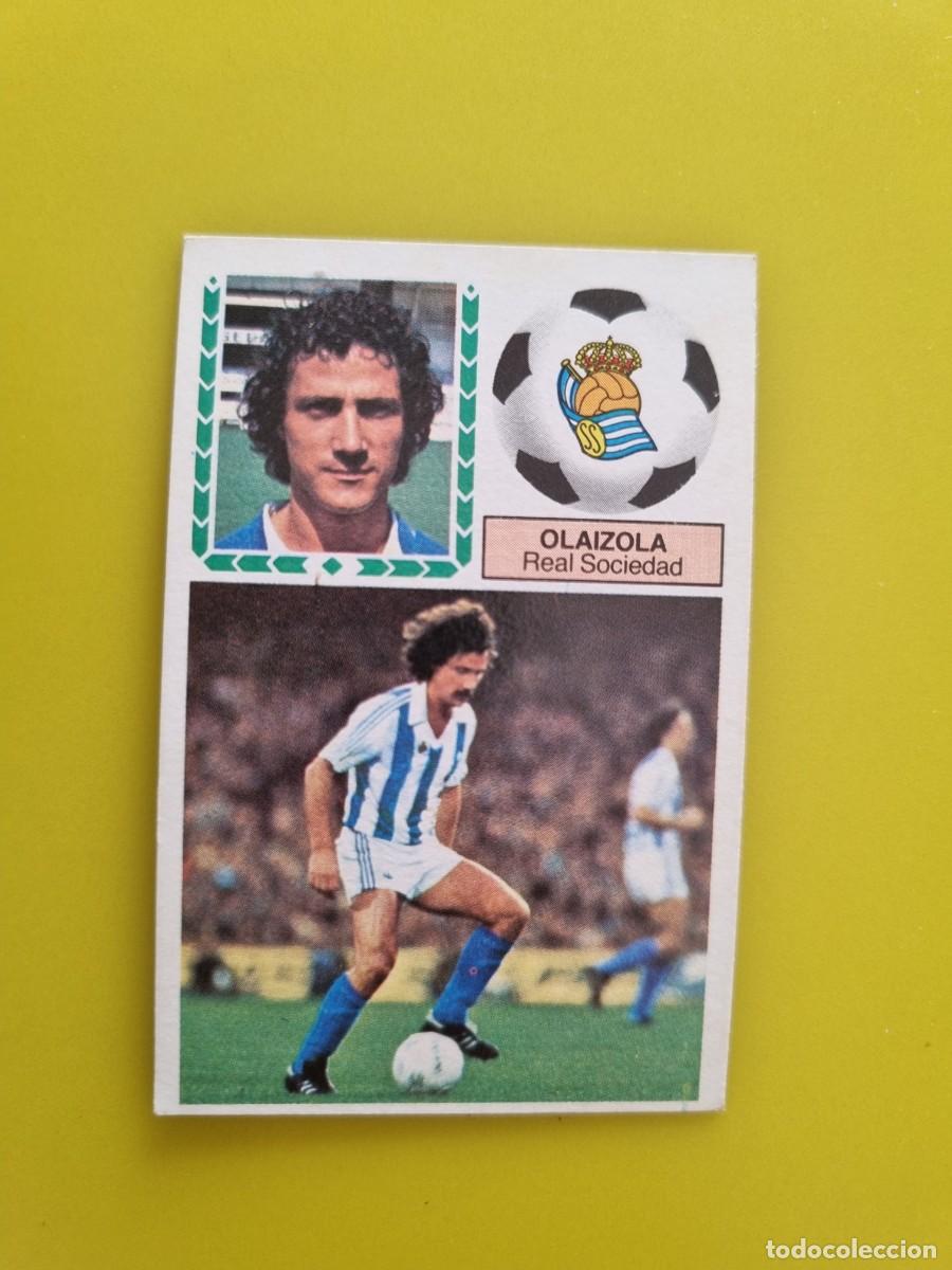Cromos de f&uacute;tbol: CROMO FUTBOL LIGA ESTE 83 84 1983 1984 NUNCA PEGADO SIN PEGAR OLAIZOLA REAL SOCIEDAD AR926