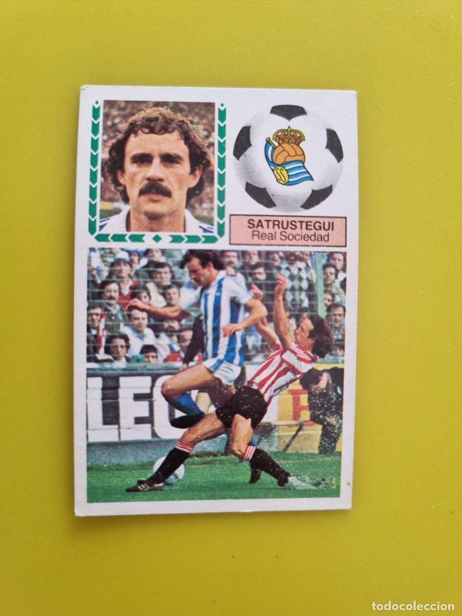Cromos de f&uacute;tbol: CROMO FUTBOL LIGA ESTE 83 84 1983 1984 NUNCA PEGADO SIN PEGAR SATRUSTEGUI REAL SOCIEDAD AR926
