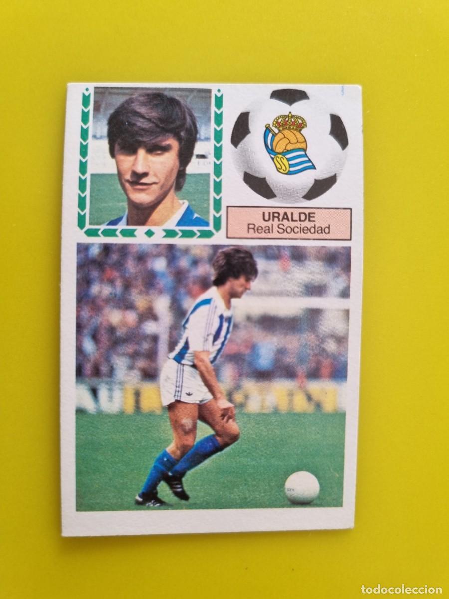 Cromos de f&uacute;tbol: CROMO FUTBOL LIGA ESTE 83 84 1983 1984 NUNCA PEGADO SIN PEGAR URALDE REAL SOCIEDAD AR926