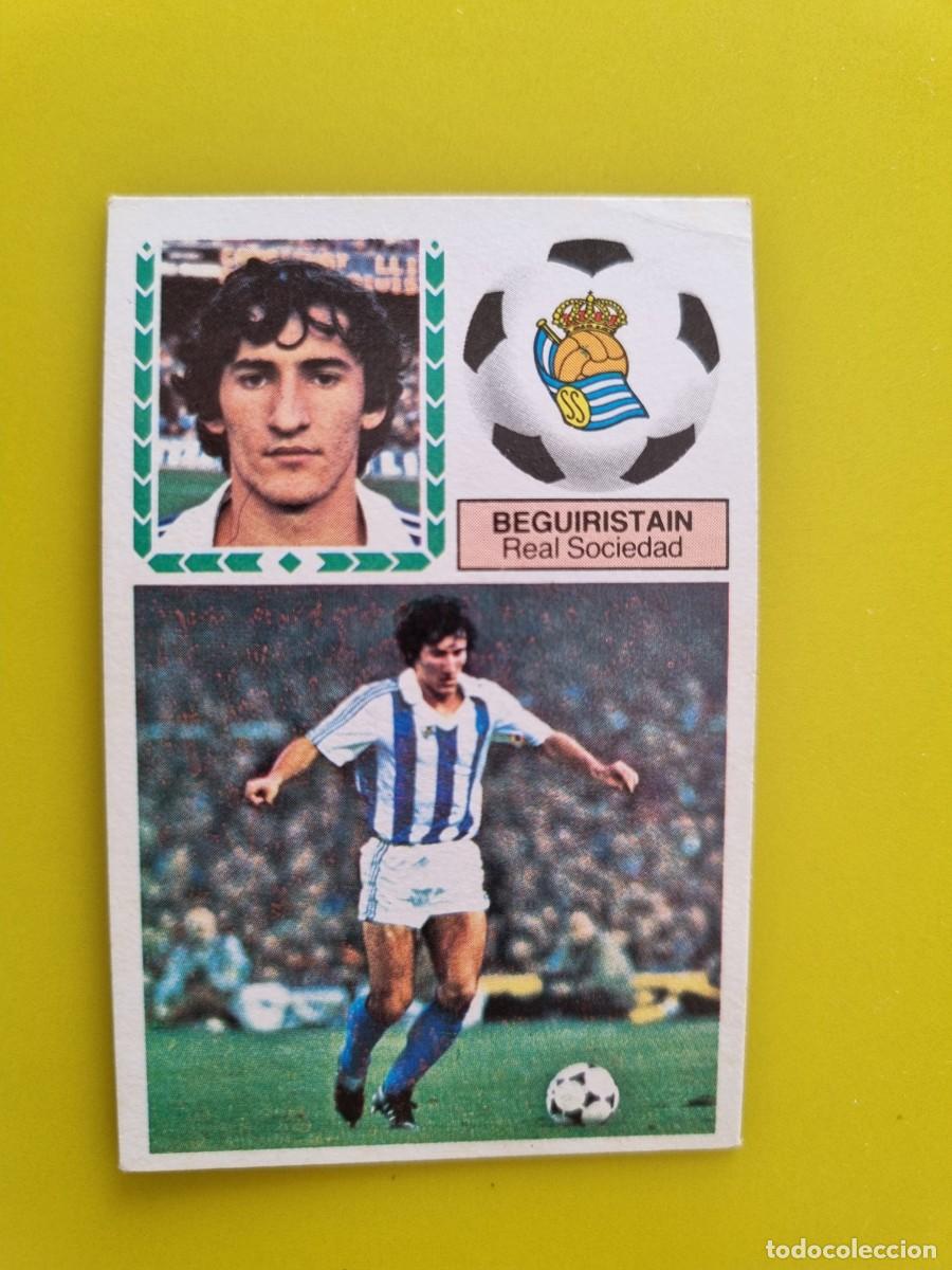 Cromos de f&uacute;tbol: CROMO FUTBOL LIGA ESTE 83 84 1983 1984 NUNCA PEGADO SIN PEGAR BEGUIRISTAIN REAL SOCIEDAD AR926