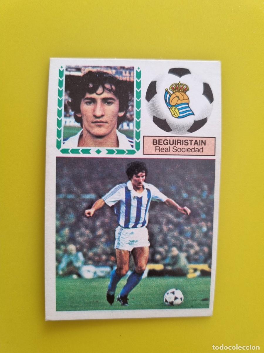 Cromos de f&uacute;tbol: CROMO FUTBOL LIGA ESTE 83 84 1983 1984 NUNCA PEGADO SIN PEGAR BEGUIRISTAIN REAL SOCIEDAD AR926