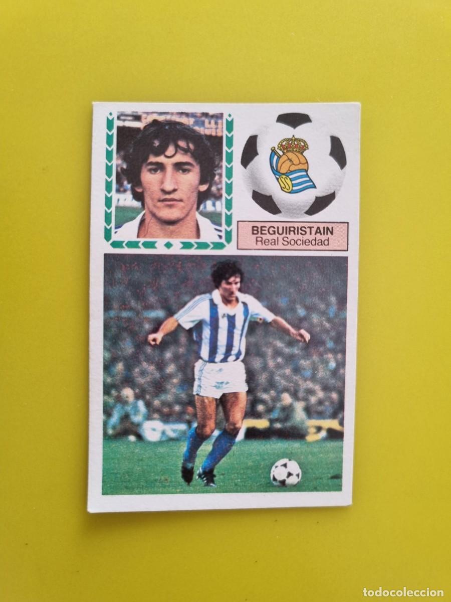 Cromos de f&uacute;tbol: CROMO FUTBOL LIGA ESTE 83 84 1983 1984 NUNCA PEGADO SIN PEGAR BEGUIRISTAIN REAL SOCIEDAD AR926