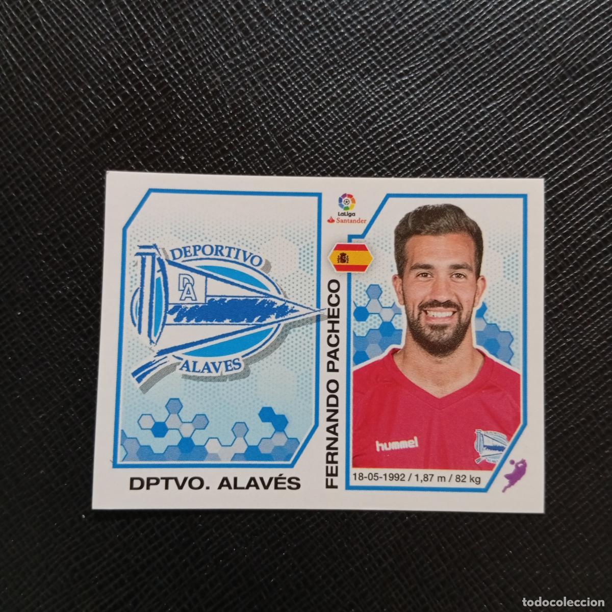 Cromos de f&uacute;tbol: 131 ESCUDO PACHECO ALAVES PANINI 2016 2017 CROMO 16 17 FUTBOL LIGA - SIN PEGAR - A215 PG13