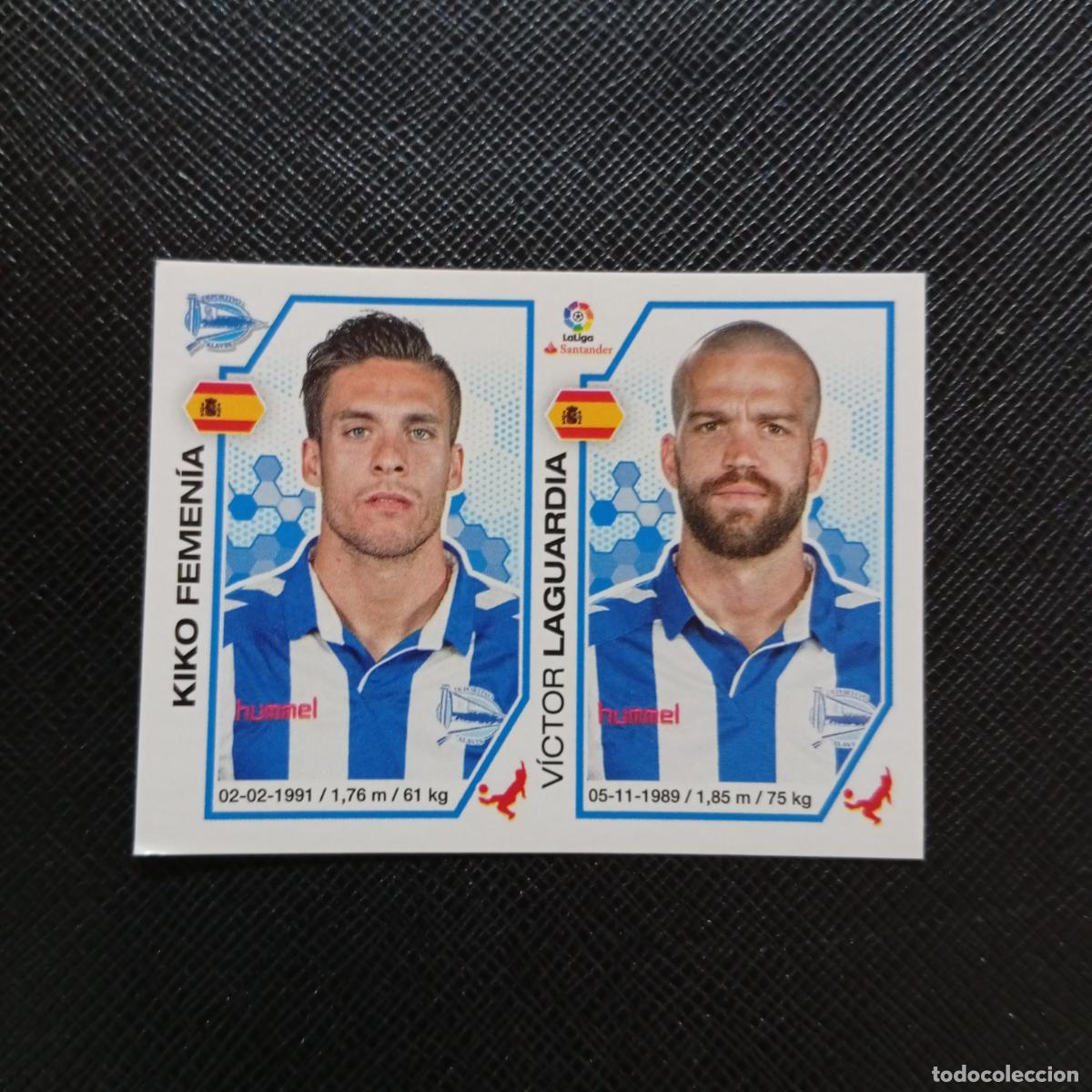 Cromos de f&uacute;tbol: 132 KIKO FEMENIA LAGUARDIA ALAVES PANINI 2016 2017 CROMO 16 17 FUTBOL LIGA - SIN PEGAR - A215 PG13
