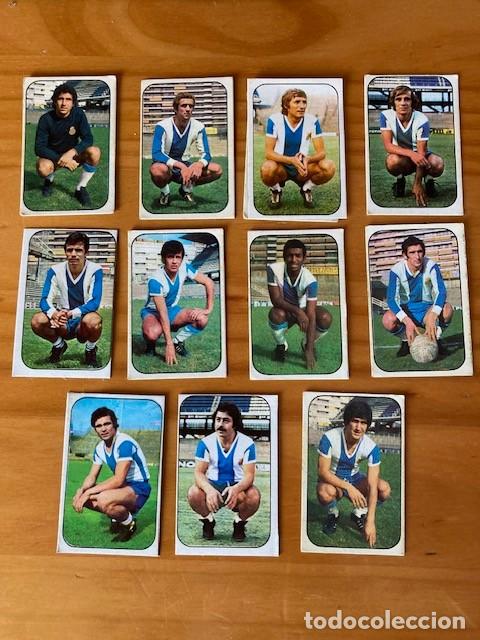 Cromos de f&uacute;tbol: LOTE 11 (+1) CROMOS RCD ESPA&Ntilde;OL 76 77 ESTE RECUPERADOS
