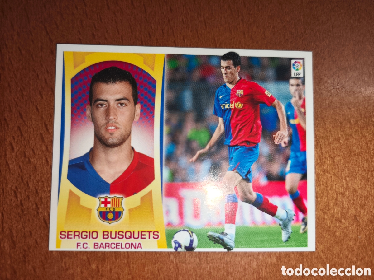 Figurine di Calcio: Sergio Busquets n&deg;10 liga este 09/10 Barcelona