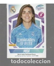 Cromos de f&uacute;tbol: DOS CROMO DE FUTBOL FEMENINO MARIA ISABEL DEL REAL MADRID N&ordm; 221EDITO FINETWORK Y PANINI