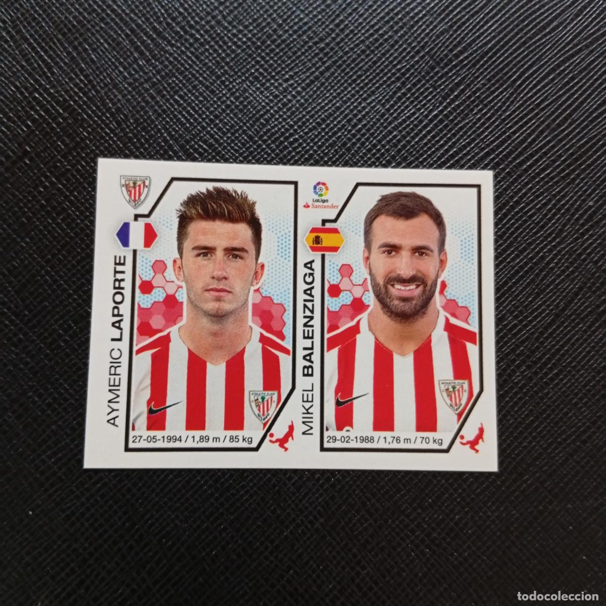 Cromos de f&uacute;tbol: 139 LAPORTE BALENZIAGA BILBAO PANINI 2016 2017 CROMO 16 17 FUTBOL - SIN PEGAR - A215 PG13