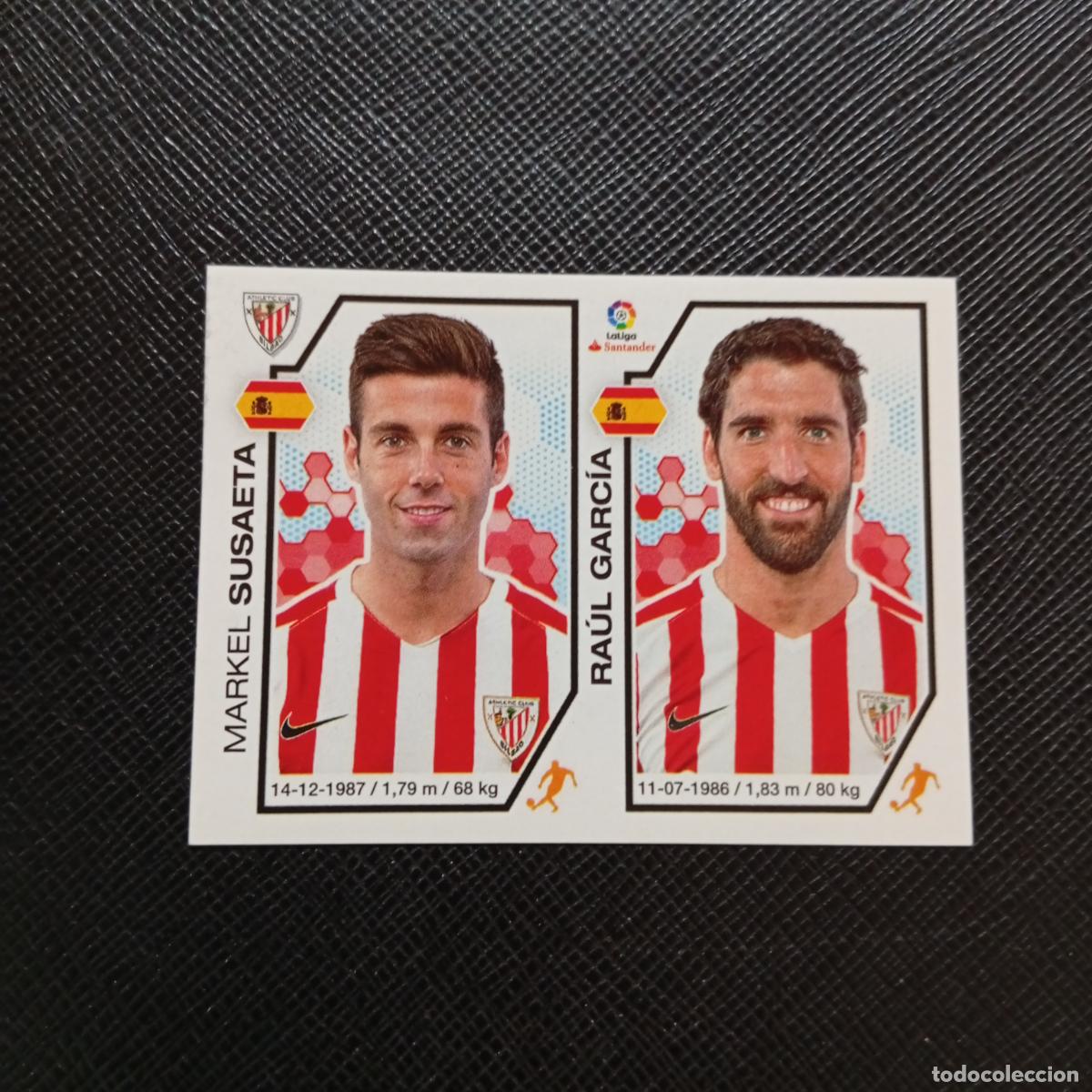 Cromos de f&uacute;tbol: 141 SUSAETA RAUL GARCIA BILBAO PANINI 2016 2017 CROMO 16 17 FUTBOL - SIN PEGAR - A215 PG14