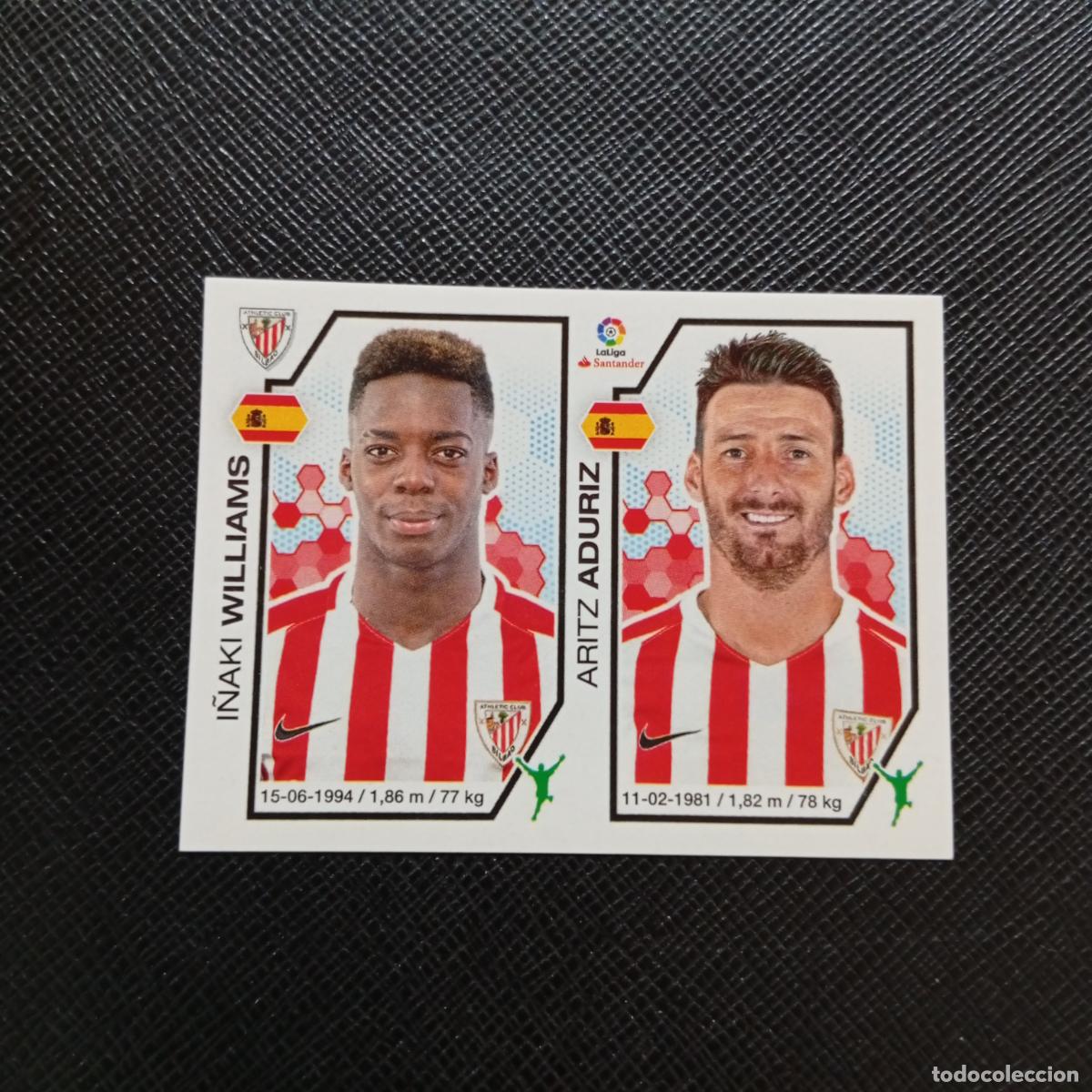 Cromos de f&uacute;tbol: 142 WILLIAMS ADURIZ BILBAO PANINI 2016 2017 CROMO 16 17 FUTBOL - SIN PEGAR - A215 PG14
