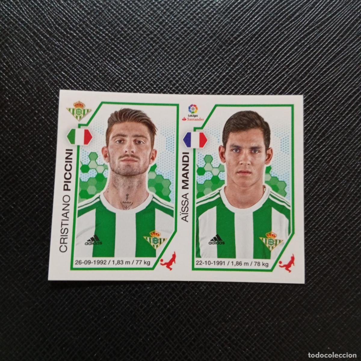 Cromos de f&uacute;tbol: 144 PICCINI MANDI REAL BETIS PANINI 2016 2017 CROMO 16 17 FUTBOL - SIN PEGAR - A215 PG14