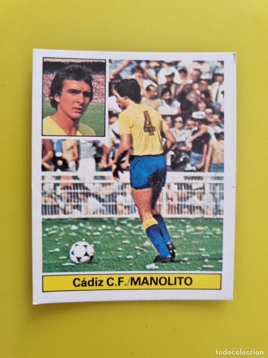 Cromos de f&uacute;tbol: CROMO FUTBOL LIGA ESTE 81 82 1981 1982 NUNCA PEGADO SIN PEGAR MANOLITO CADIZ CF AR926
